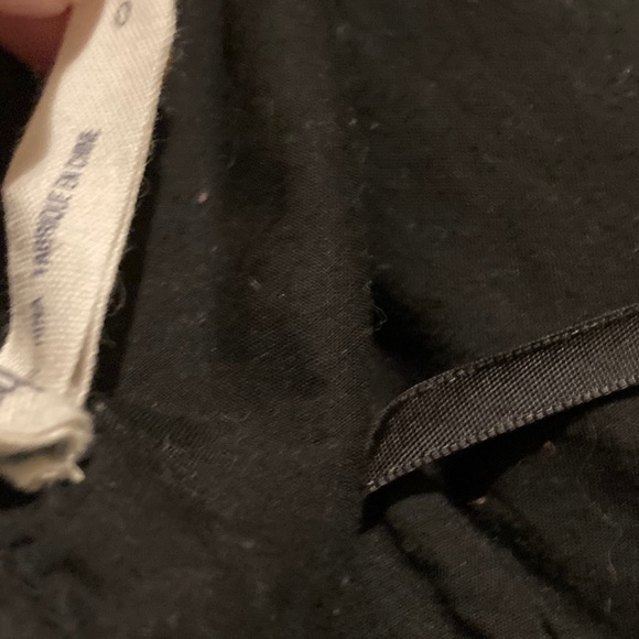 Maeve Anthropologie Choir Girl Black Blue Striped Romper Shorts 0 XS - Picture 5 of 8